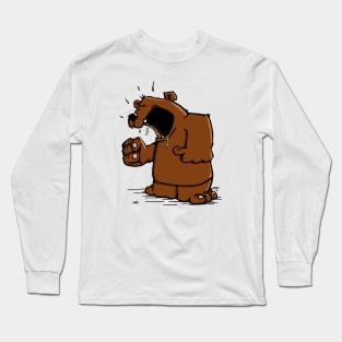 Shouting Bear Long Sleeve T-Shirt